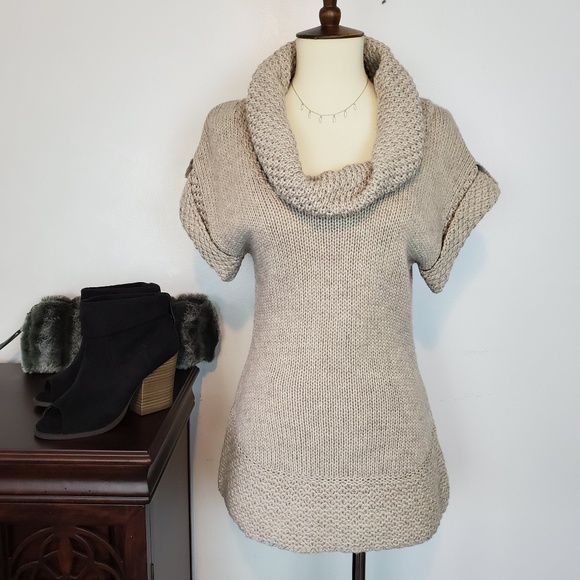 Buffalo David Bitton Sweaters - Buffalo David Bitton Knit Short Sleeve Sweater, XS